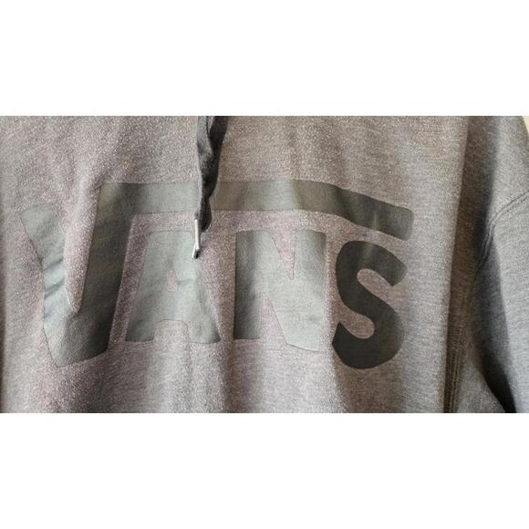 VANS LOGO SKATEBOARD GRAY MENS HOODIE SWEATSHIRT SIZE XL 🔥 - Picture 3 of 7